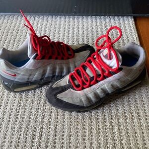 Nike Air Max 95 with Red and Gray